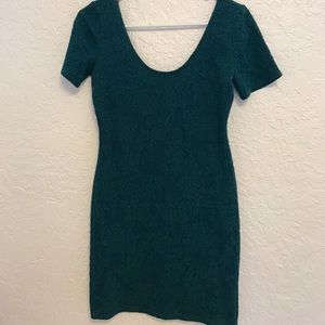 Forever 21 dark green mini dress. Size medium