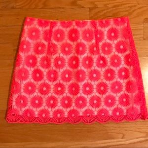 NWOT Lilly Pulitzer Neon Pink Mini Skirt (00)