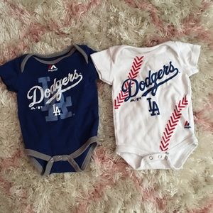 Los Angeles Dodgers Onesie Set 0-3 Months