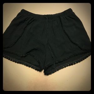 Black shorts
