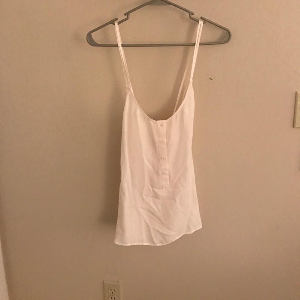 White button cami, anthropologie, size M