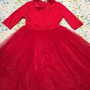 Girls Red Dress