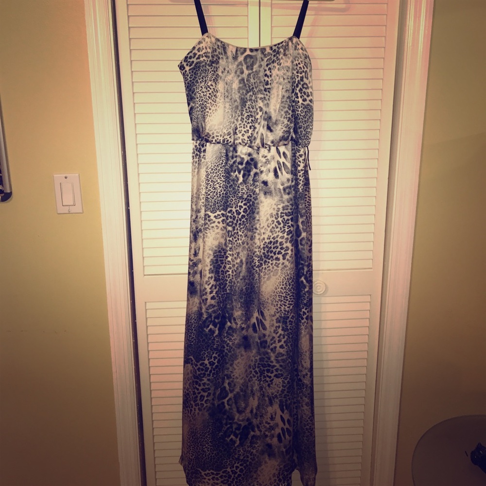 Animal print dress