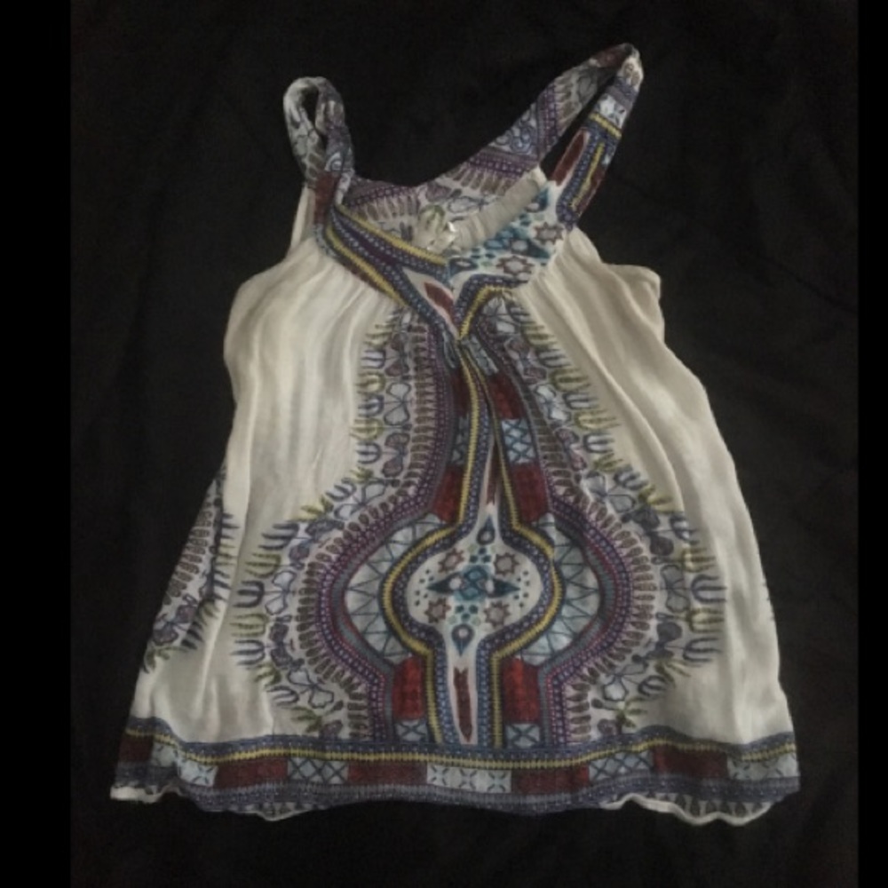 Flowy boho tank top