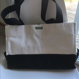 Kate Spade canvas tote