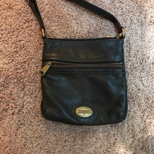 Fossil Explorer Leather Mini Crossbody