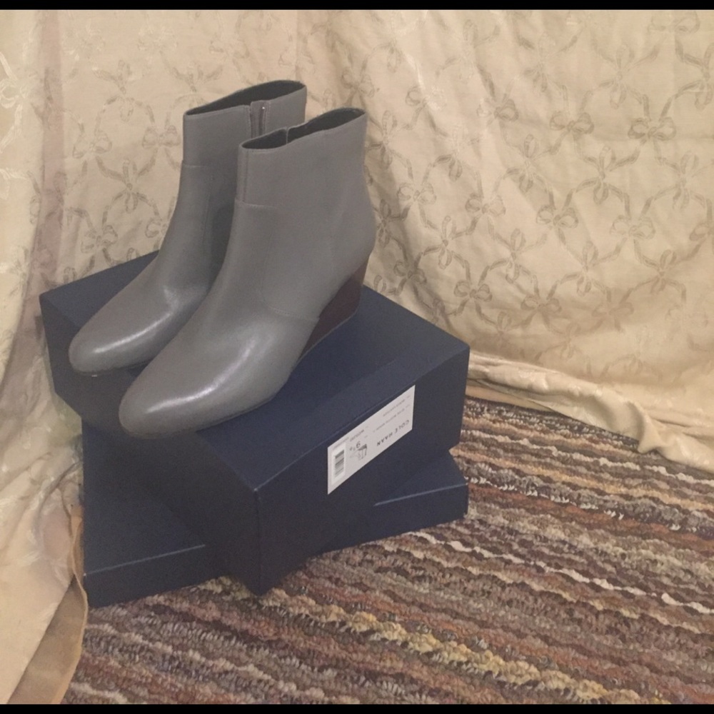 Cole Haan wedge booties