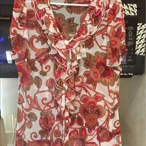 Plus Size Sheer Blouse