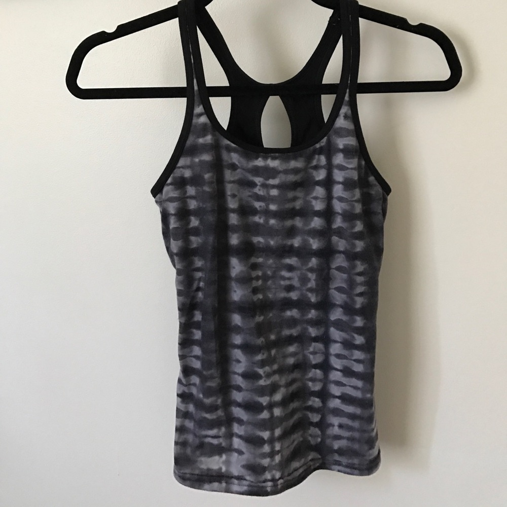 Cotton workout tank tie dye