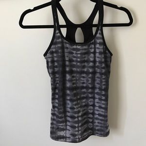 Cotton workout tank tie dye