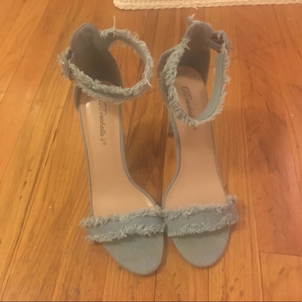 Denim sandals