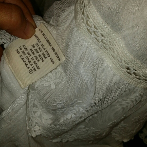 New spell designs prairie lace sun dress white S & - Picture 7 of 8