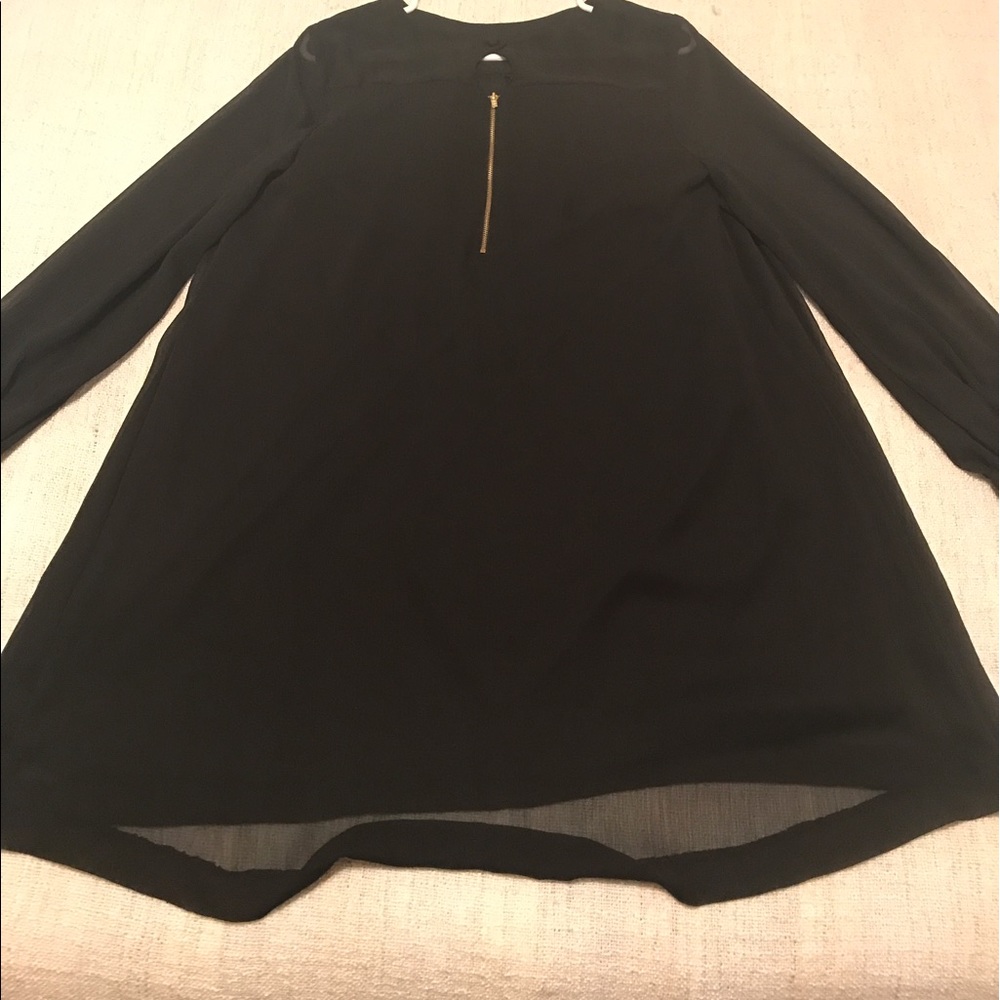 Black swing dress