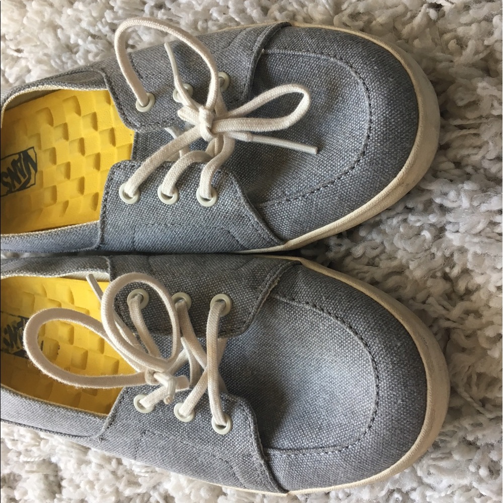 Vans loafer grey shoes