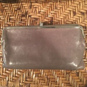 Gray hobo wallet