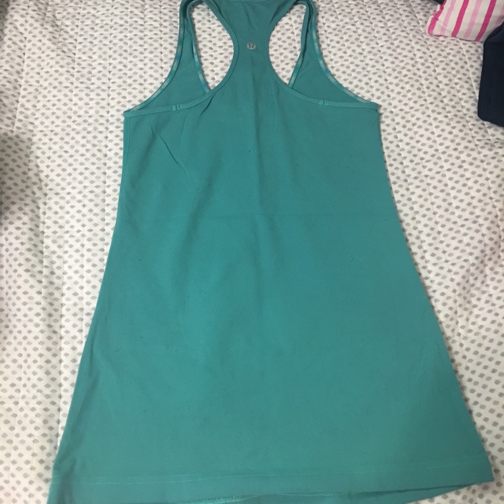 Turquoise lulu lemon tank