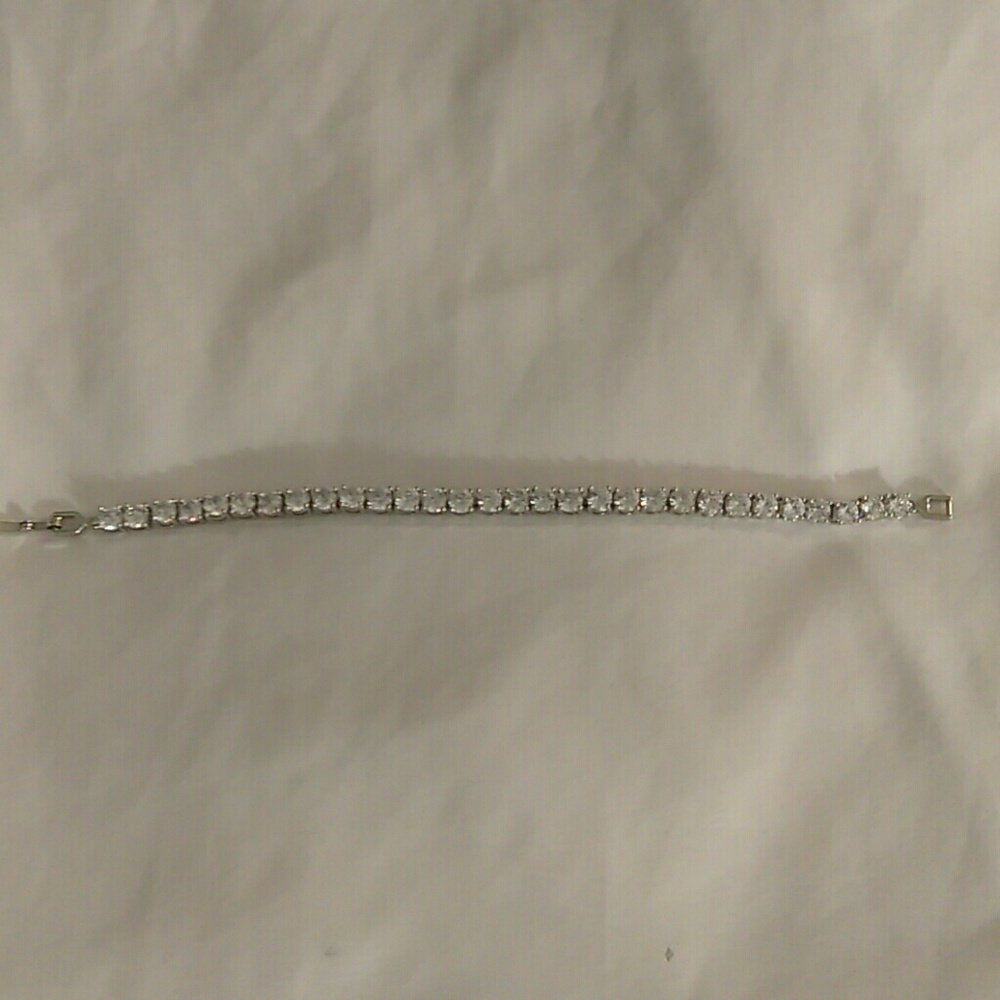 10kt diamond cz bracelet