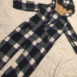 Carters blue and green onesie