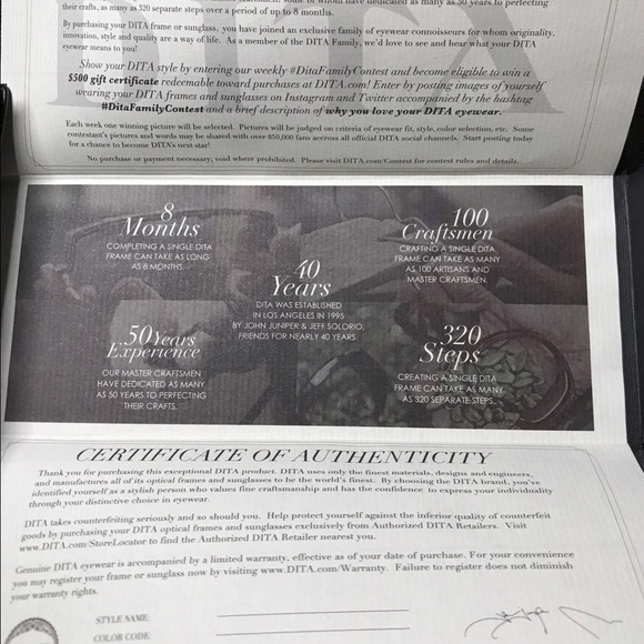 Dita Eyewear Statesman 5 optical Frame - Picture 8 of 8