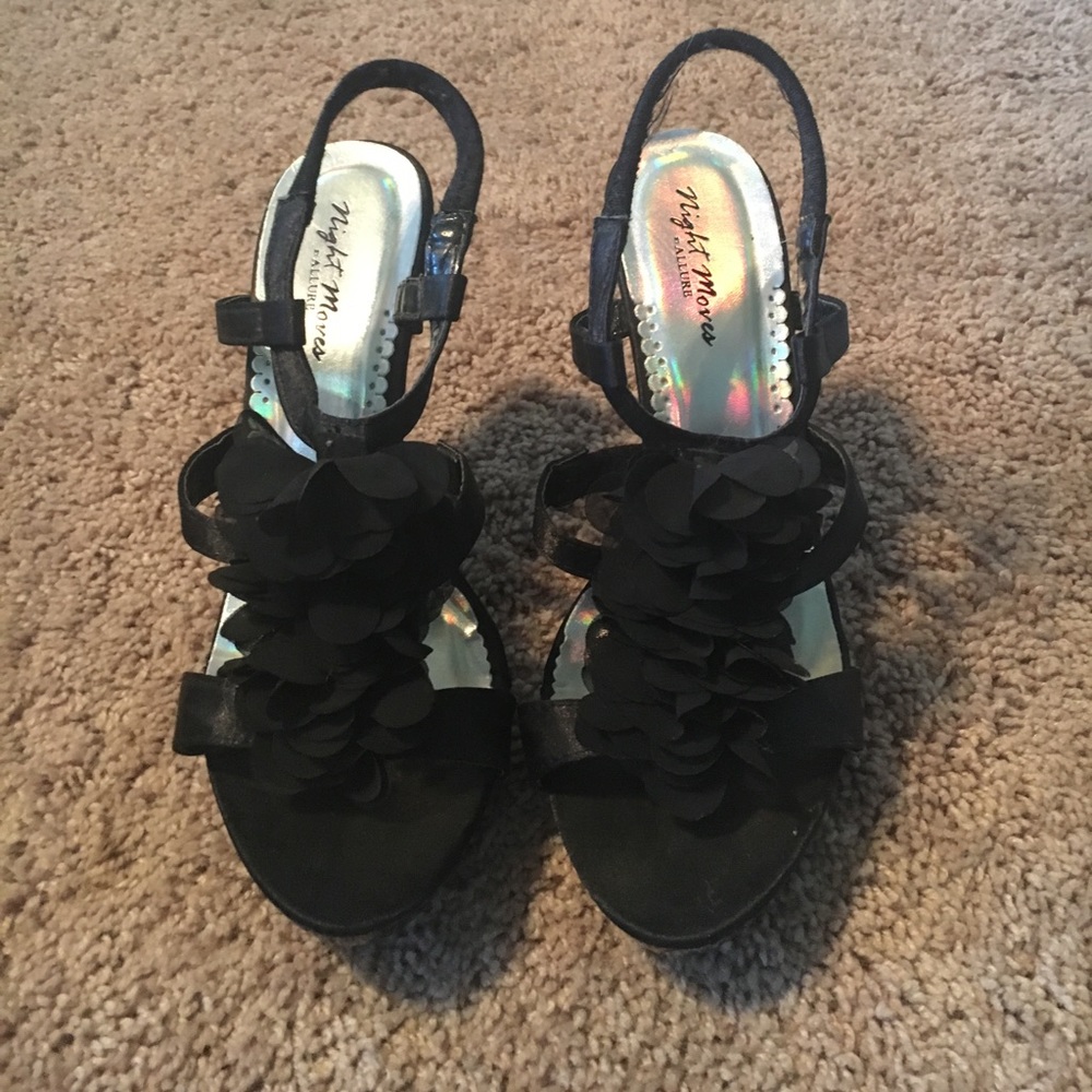 Black high heels