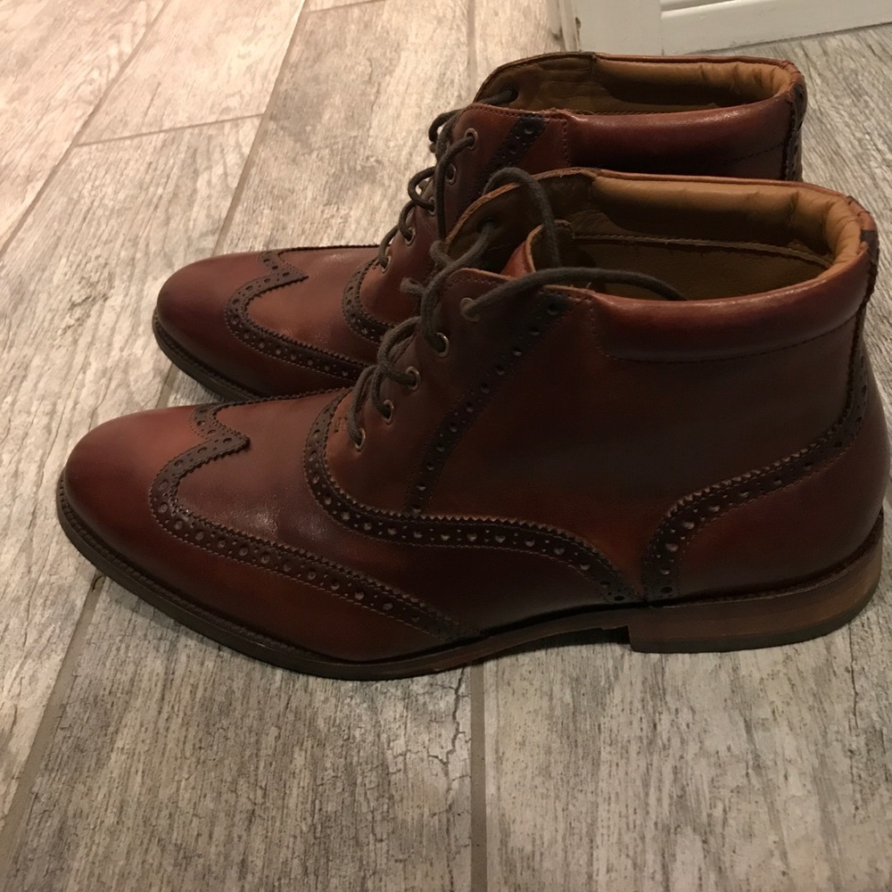 Cole Haan wingtip boots