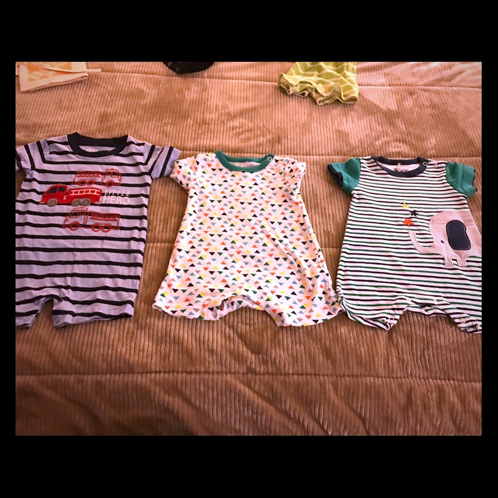Baby boy romper bundle size 3-6 months