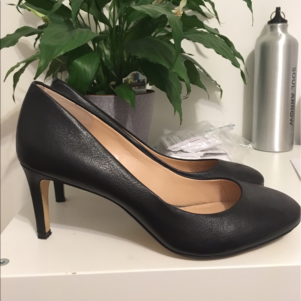 Banana Republic Black Leather Heels