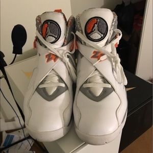 Retro 8 rare orage blaze sz 13 some cracks rarity