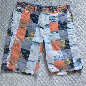 Hawaiian madras shorts