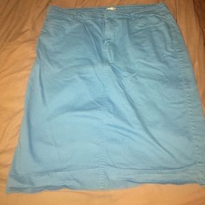 Jade McKenzie size xxl blue denim skirt