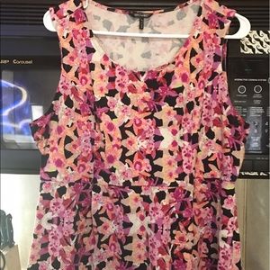 XL Sleeveless Daisy Fuentes Floral