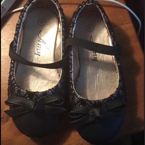 Black & Silver glitter dress shoes