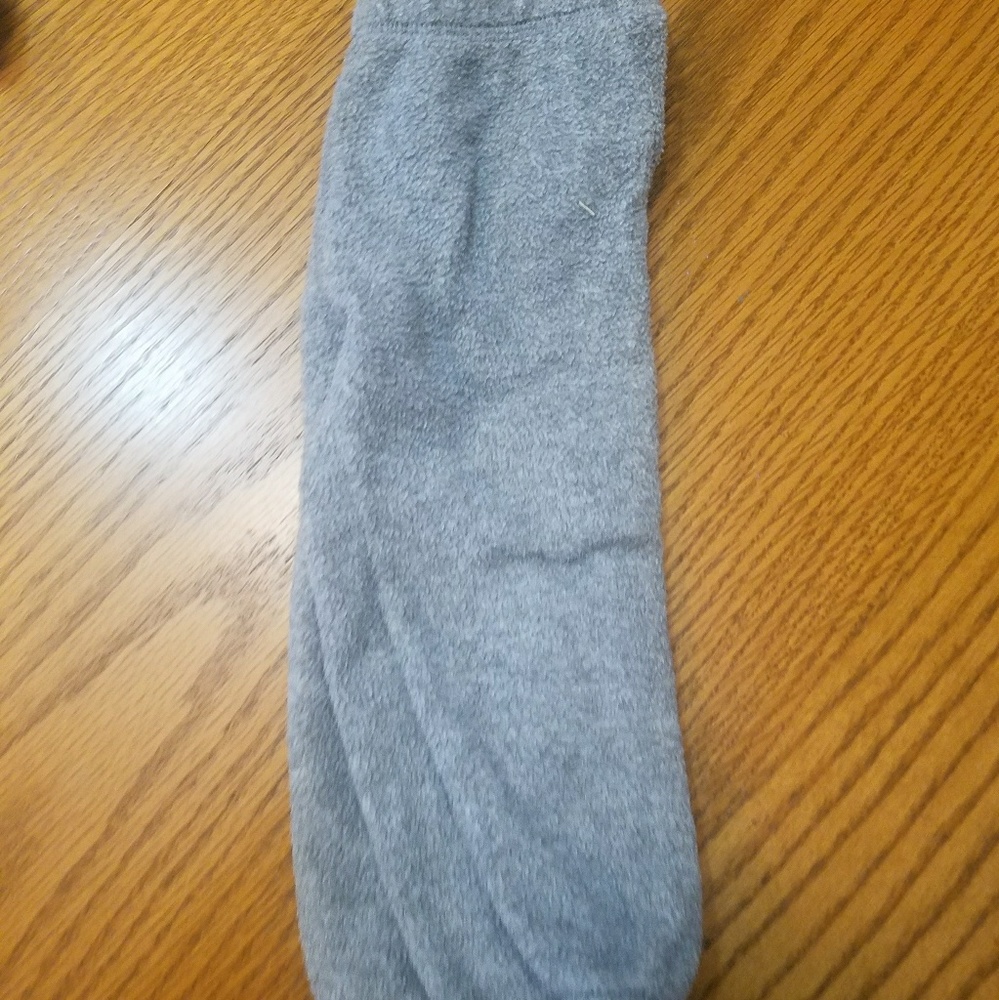 Fuzzy gray pants