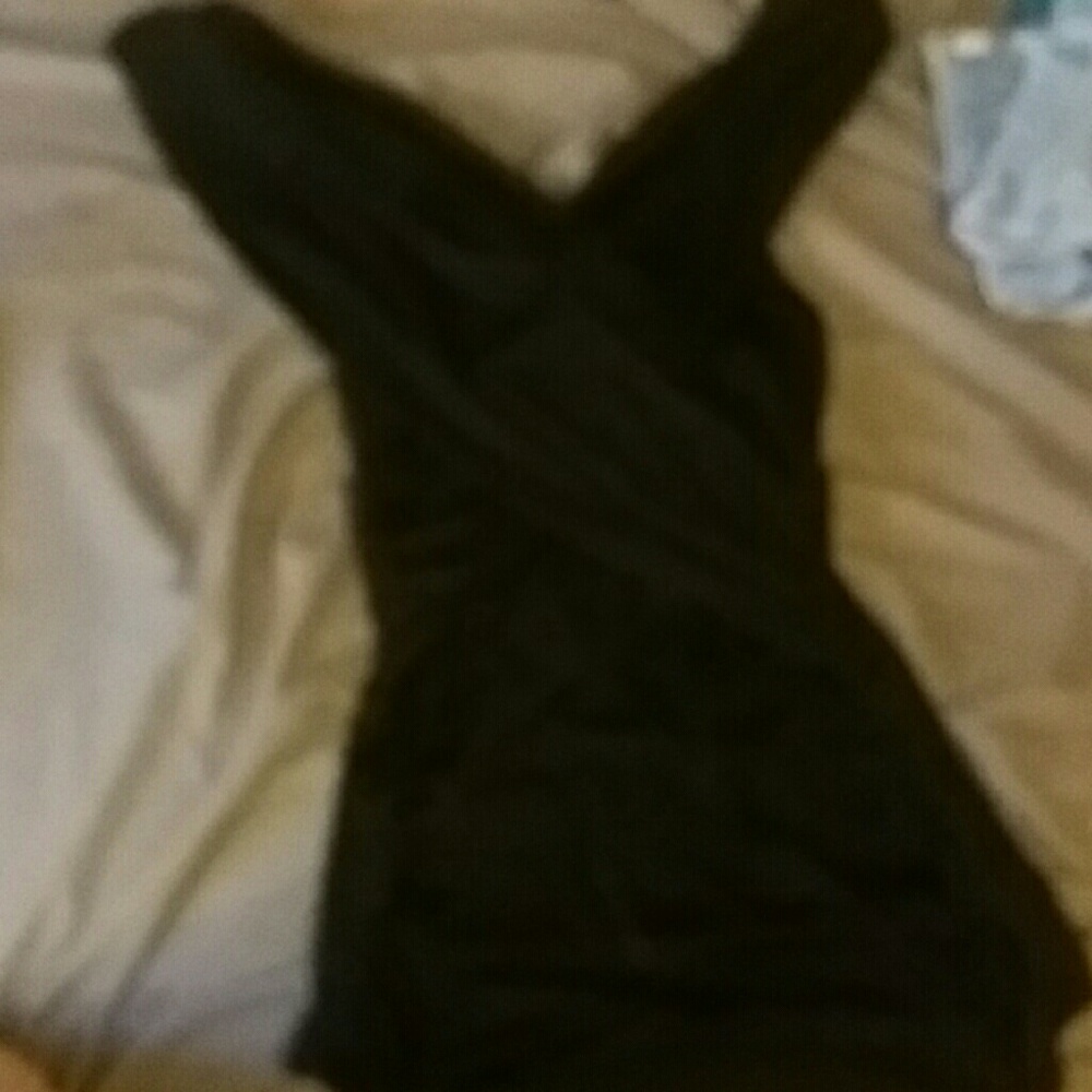 Black off shoulder blouse