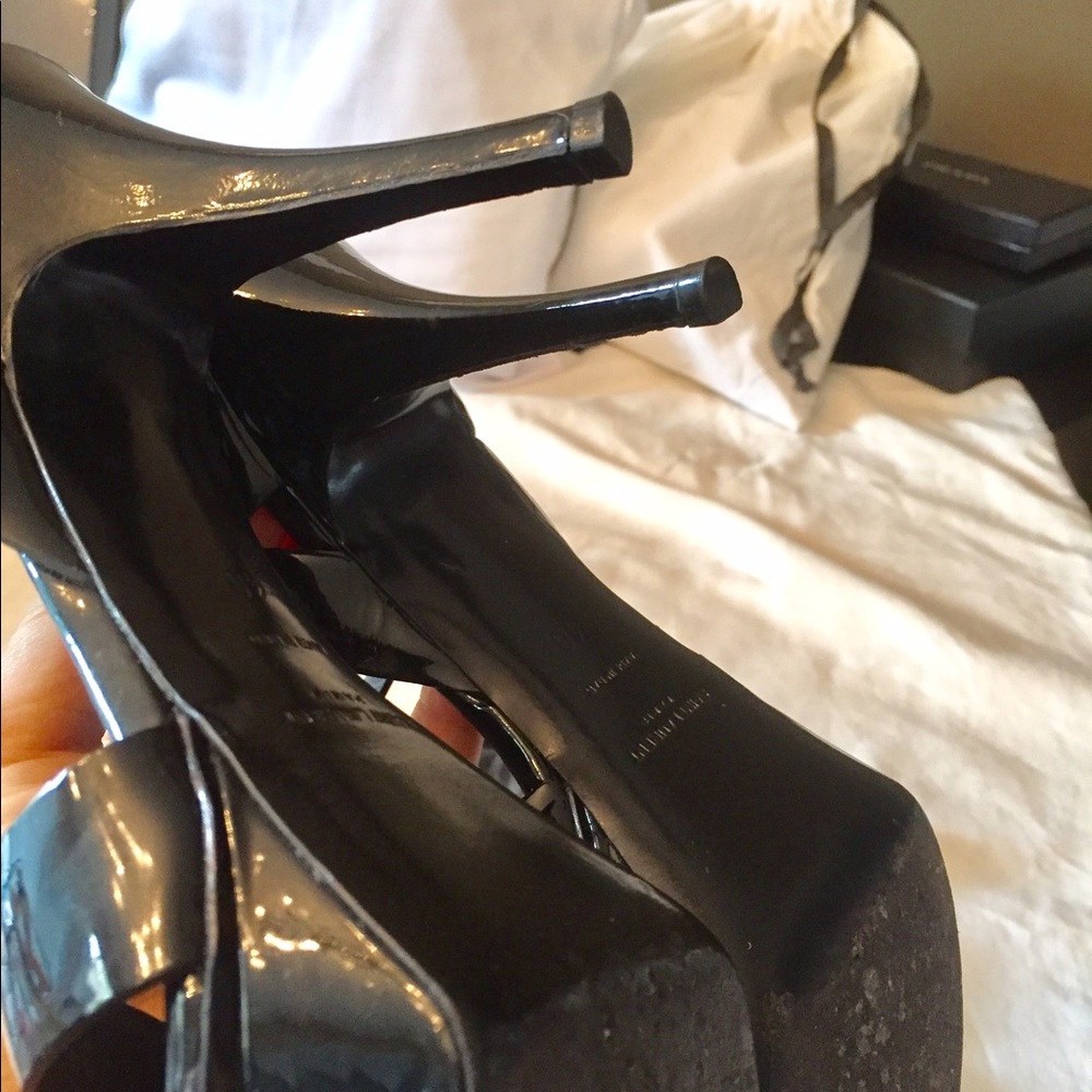 ⛔️ SOLD ⛔️Saint Laurent Patent Leather Tribute - Picture 4 of 5
