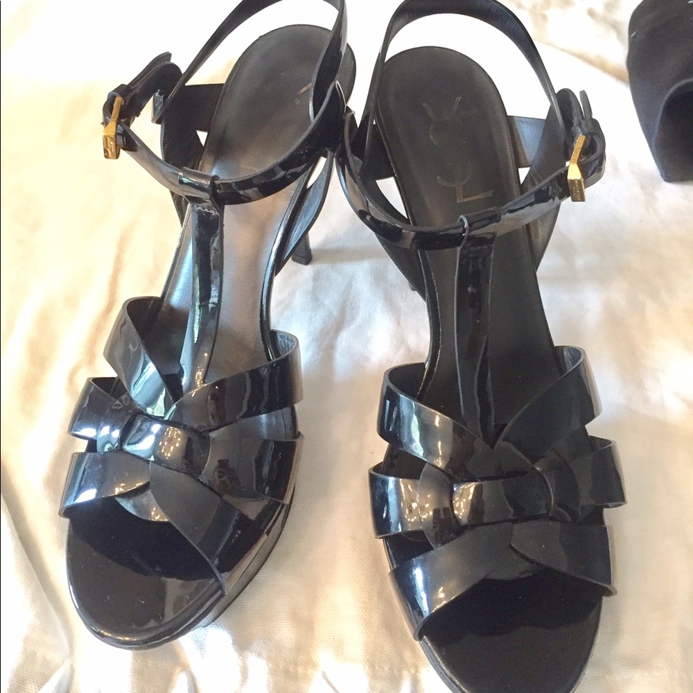 ⛔️ SOLD ⛔️Saint Laurent Patent Leather Tribute - Picture 5 of 5