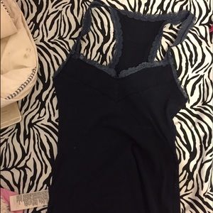 abercrombie blue lace tank top
