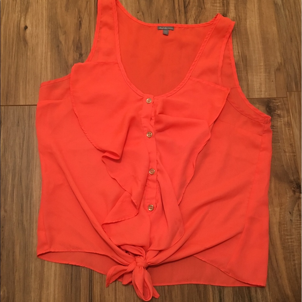 Coral size medium Charlotte Russe tank top