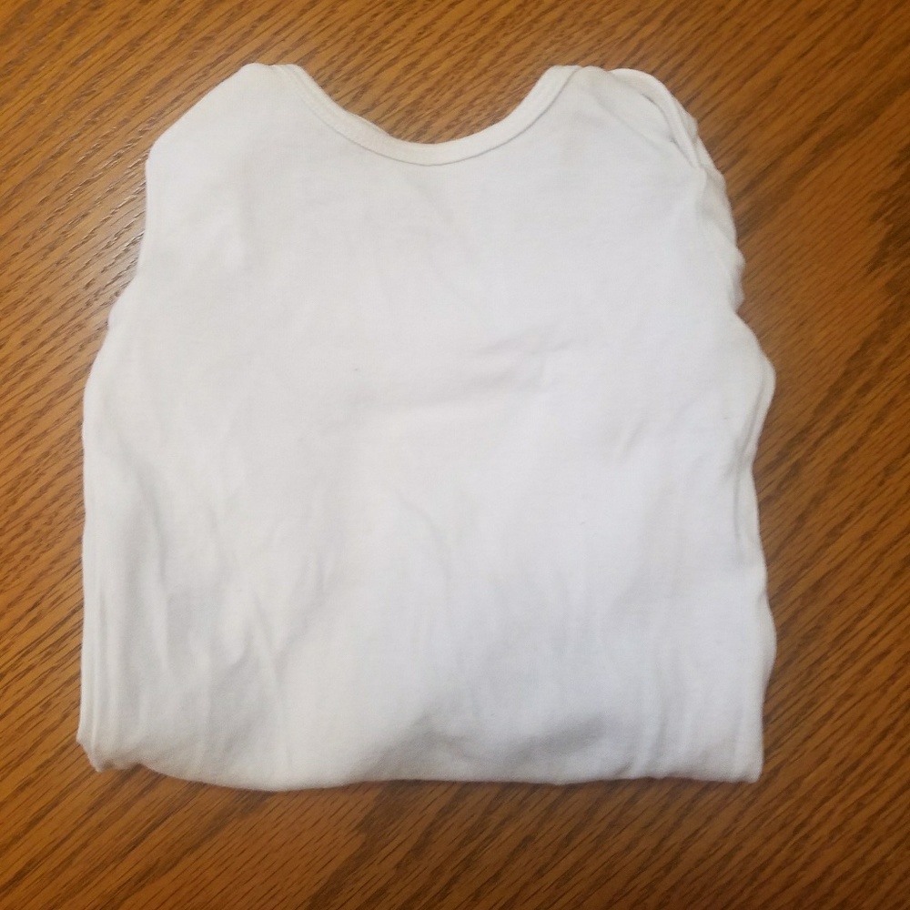 White long sleeve onsie