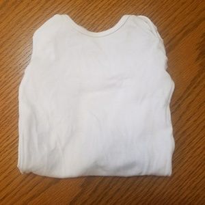 White long sleeve onsie