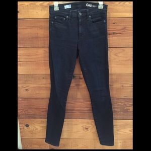 Gap dark skinny jeans