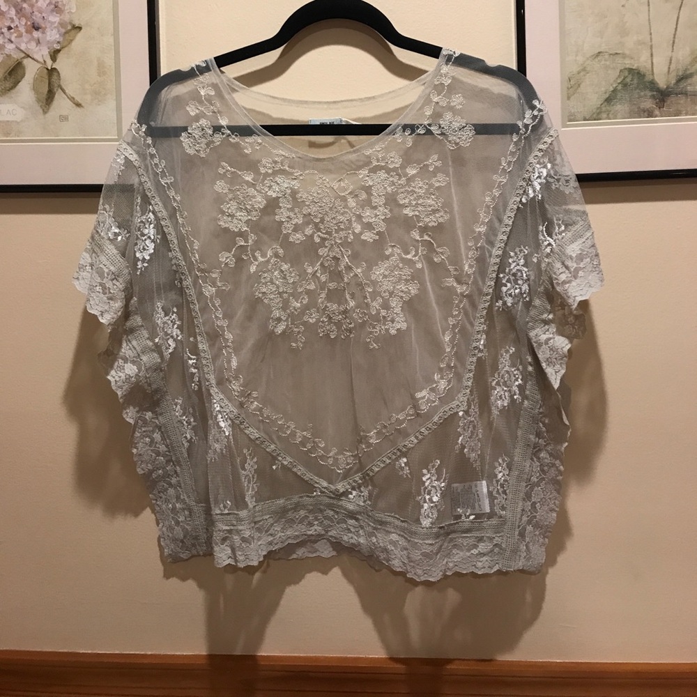 Urban Outfitters Sheer Blouse