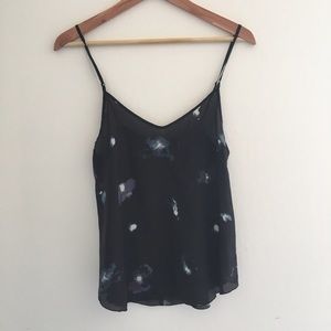 Wilfred black silk cami