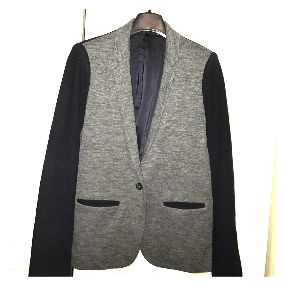 J. Crew wool cotton blend blazer
