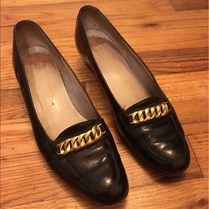 Patent leather Ferragamo loafers
