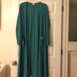 Lularoe Sarah Large heathered blue