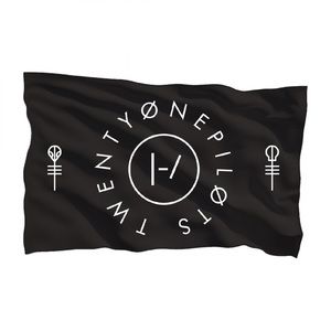 Twenty One Pilots Clique Circle Flag
