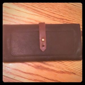 Madewell Check Book Wallet.