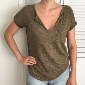 Madewell linen tee
