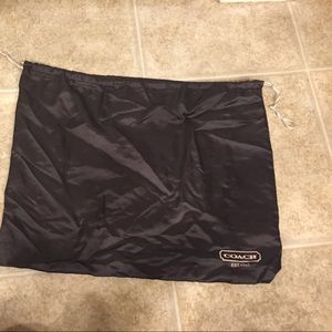 Coach dust bag for a purse